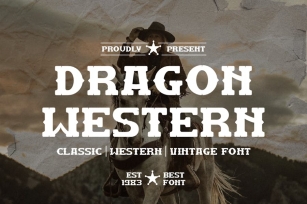 Dragon Western - Vintage & Typeface Font Font Download