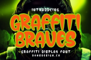 GRAFFITI BRAVES Modern Display Graffiti Font Font Download