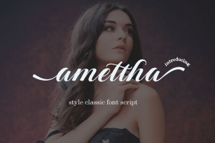 Amettha Script Fonts Font Download