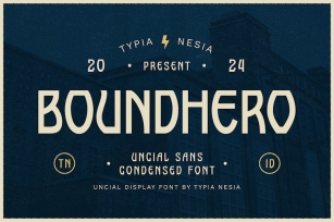 Boundhero - Uncial Sans Condensed Font Font Download