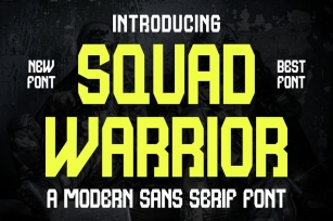 Squad Warrior Font Download