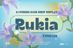 Rukia - Modern Sans Serif Font Font Download