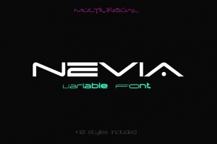 Nevia Variable Font Font Download