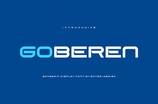 Goberen Font Font Download