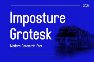 Imposture Grotesk Modern Geometric Font Family Font Download