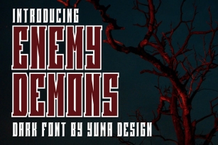 Enemy Demons Font Font Download