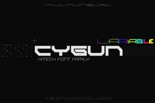 CYGUN Variable Font Font Download