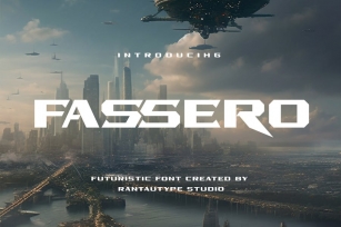 Fassero Futuristic Font Font Download