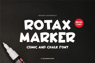 Rotax Marker - Comic & Chalk Font Font Download
