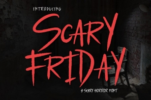 Scary Friday Font Download