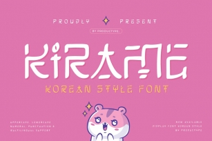 Kirame - Korean Style Font Font Download