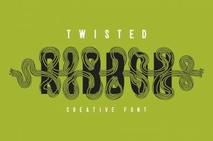 Twisted Ribbon â€” Creative Font Font Download