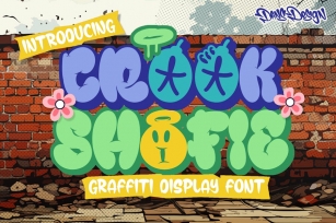 CROOK Shofie Modern Display Graffiti Y2k Font Font Download
