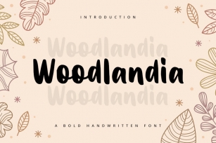 Woodlandia Font Download