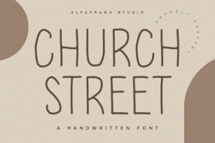 Chruch Street Font Download