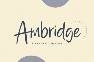 Ambridge Font Download