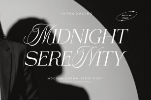 MIDNIGHT SERENITY Font Download