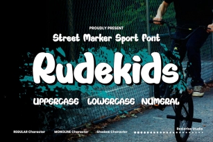 Rudekids - Marker Street Sport Type Font Download