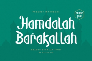Hamdalah Barakallah - Arabic Font Font Download