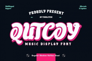 Qutcoy - Display Font Font Download