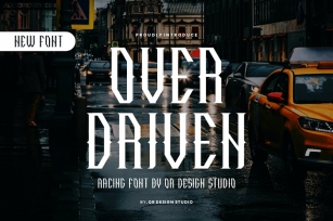 Over Driven - Racing Font Font Download