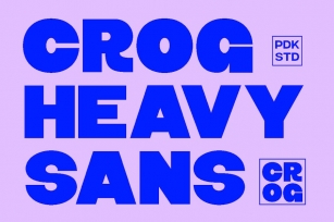 Crog - Modern Logo Font Font Download