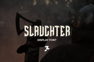 Slaughter- Display Font Font Download
