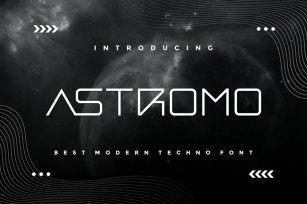 Astromo - Modern Techno Font Font Download