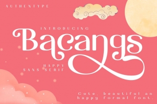 Bacangs Delightful Happy Sans Serif Font Font Download