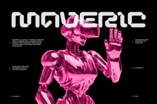 Maveric - Futuristic Font Font Download