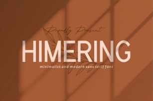 Himering - Minimalist & Modern Sans Serif Font Download