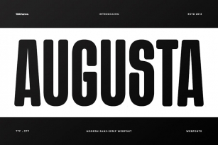Augusta - Premium Sans-Serif font Font Download