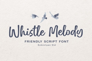 Whistle Melody - Fun Handwritten Font Font Download
