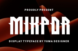 Mikpor Display Font Font Download