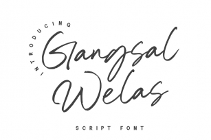Gangsal Welas Font Download