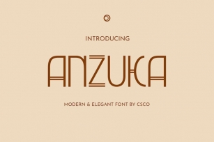 Anzuka – Modern Sans Serif Font Download