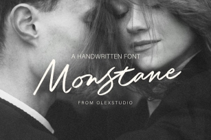 Monstane - Handwritten Font Download
