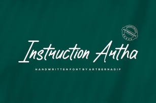 Instruction Artha Font Download