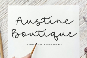 Austine Boutique Script Font Font Download