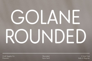 Golane Rounded Font Download