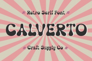 Calverto – Retro Font Font Download