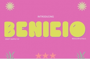 Benicio – Playful Font Font Download