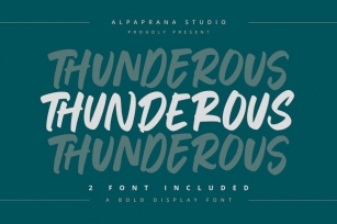 Thunderous Font Download