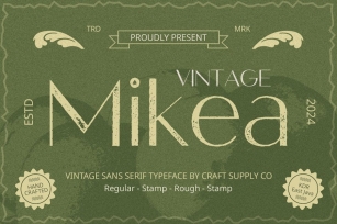 Mikea Vintage Font Download