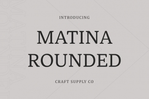 Matina Rounded Font Download