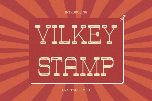 Vilkey Stamp Font Download