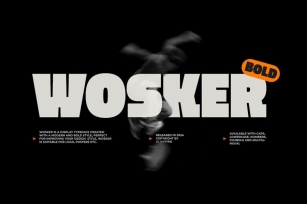 Wosker - Bold Font Font Download