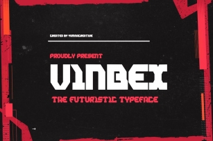 Vinbex - Futuristic Font Font Download