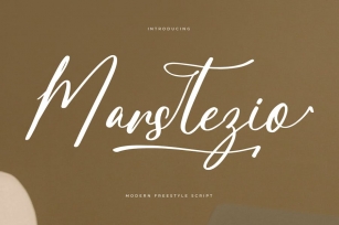 Marstezio Modern Script Font Font Download