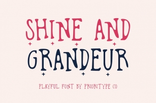 Shine And Grandeur - Playful Font Font Download